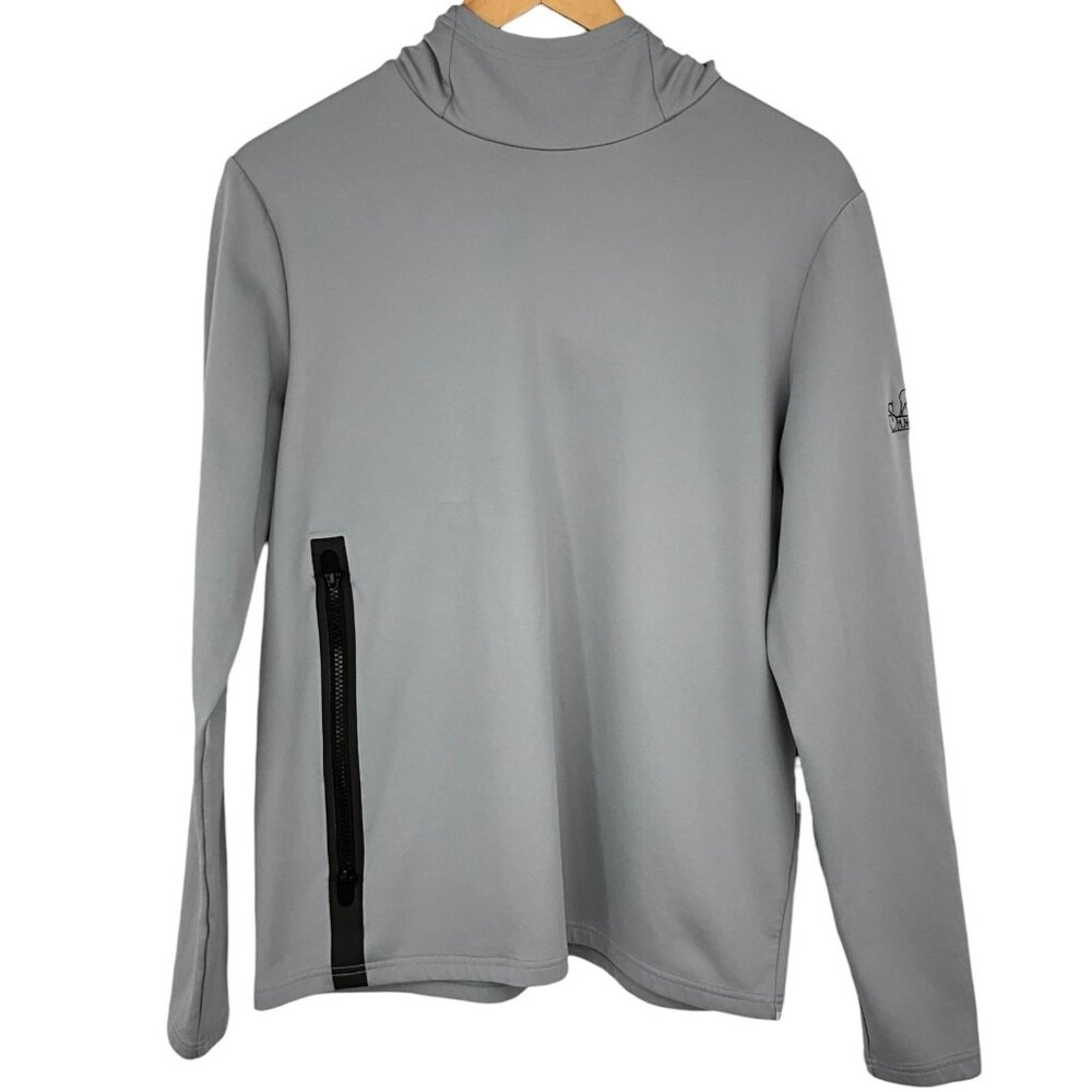 GREYSON Cokato Performance Hoodie Smoke Heather Gray Size Small S Men's Golf